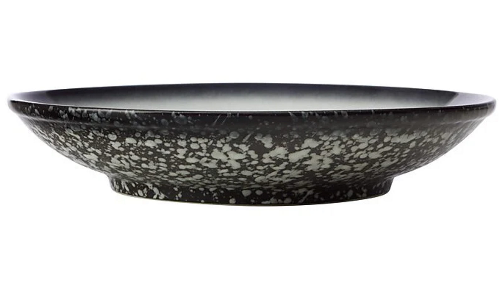 Maxwell and Williams 25cm Porcelain Caviar Collection Footed Bowl - Granite
