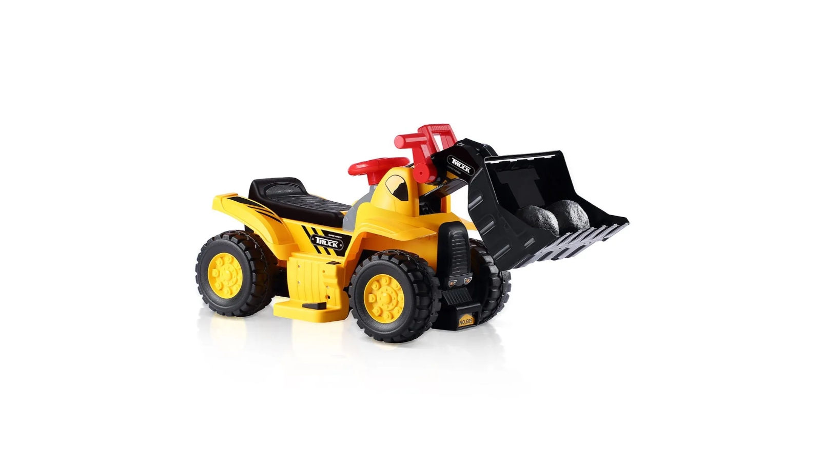 6V Kids Ride On Car Bulldozer Pretend Play with Helmet
