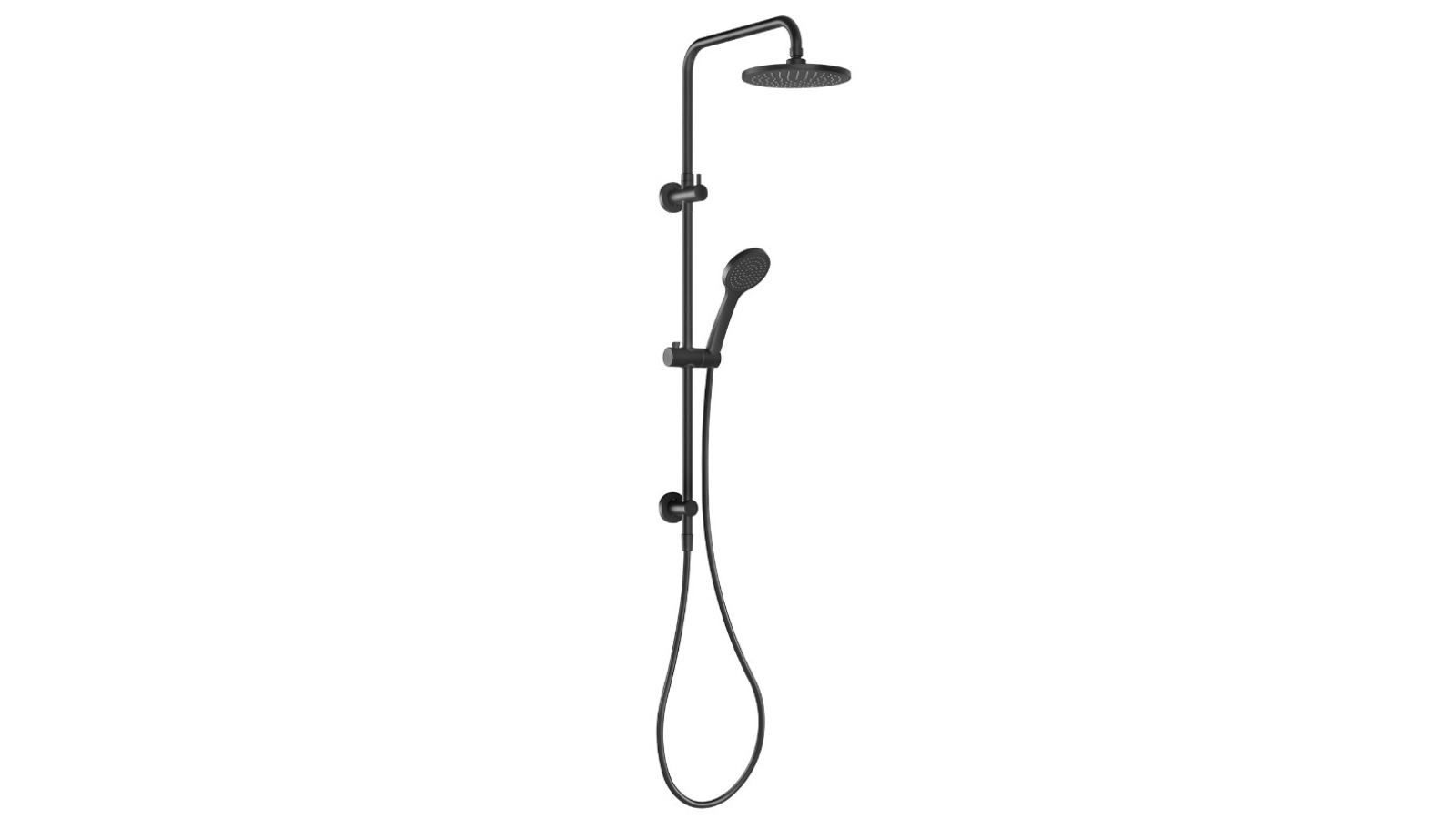 Phoenix Pina Twin Shower - Matte Black