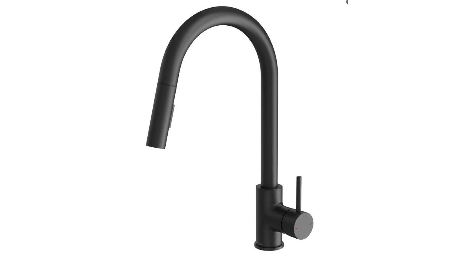 Phoenix 230mm Pina Pull-Out Sink Mixer - Matte Black