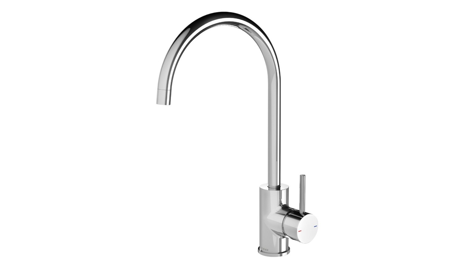 Phoenix 200mm Gooseneck Pina Sink Mixer - Chrome