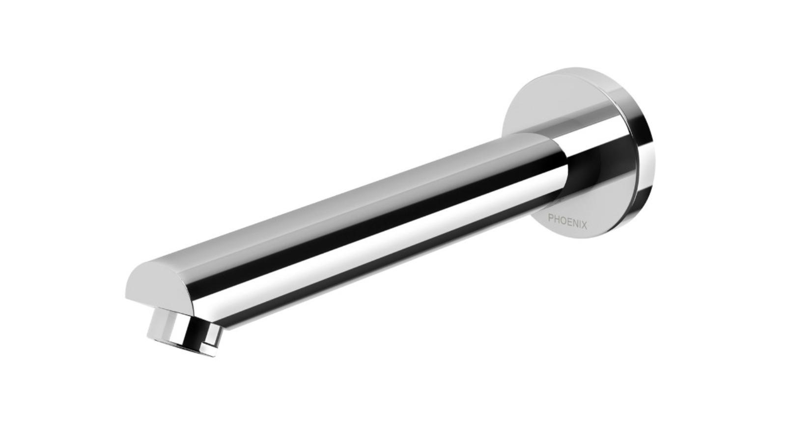 Phoenix 180mm Pina Wall Bath Outlet - Chrome