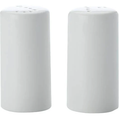 Maxwell and Williams Pack of 2 White Basics Salt/Pepper Shaker Set