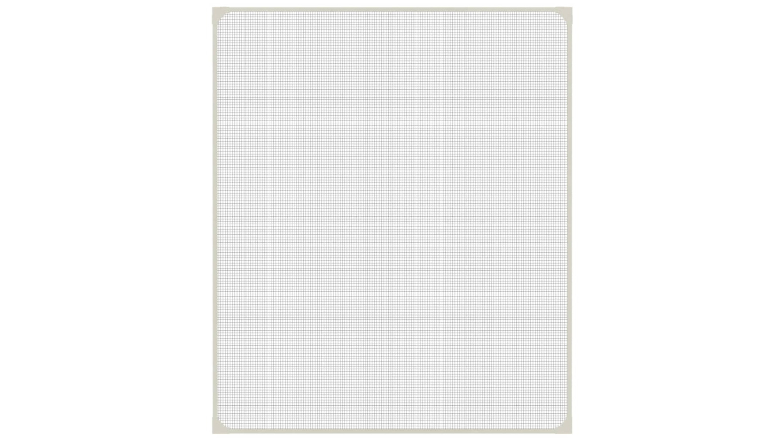 vidaXL White Magnetic Insect Screen for Windows - 100 x 120cm
