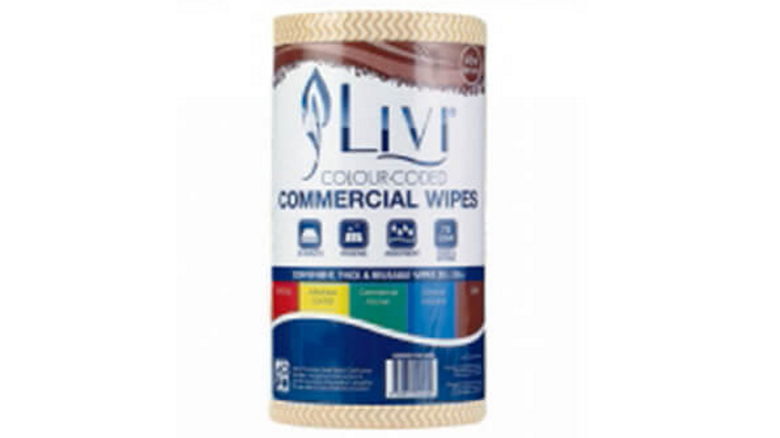 LatestBuy Livi Essentials Commercial Wipes - Brown
