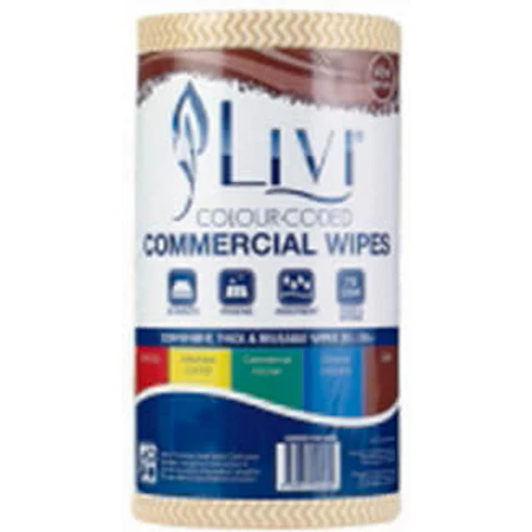 LatestBuy Livi Essentials Commercial Wipes - Brown