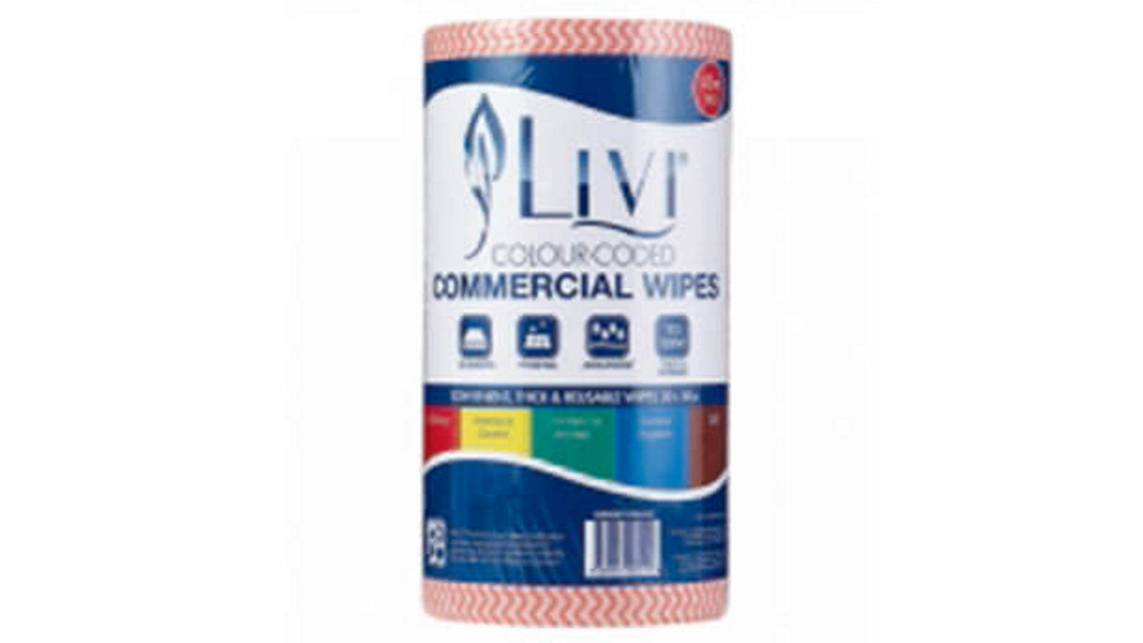 LatestBuy Livi Essentials Commercial Wipes - Red