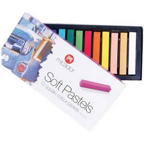 LatestBuy Micador Soft Pastel Crayons - Pack of 12