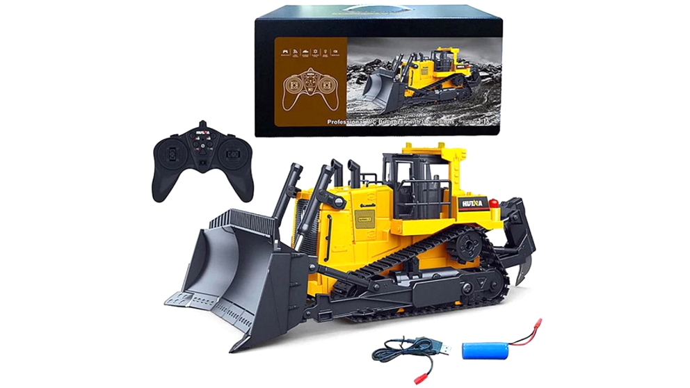 Huina 1554 Bulldozer 1:16 Scale Construction Toy Remote Control