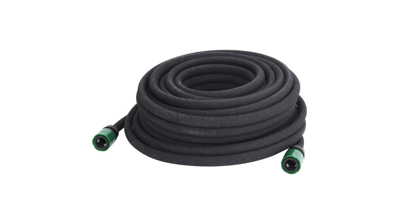 vidaXL Rubber 25m Garden Soaker Hose - Black