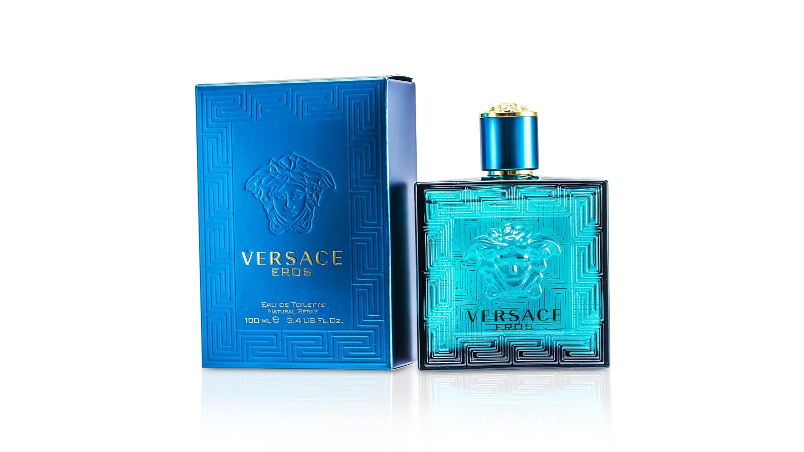 Versace Eros Eau De Toilette Spray - 100ml/3.4oz