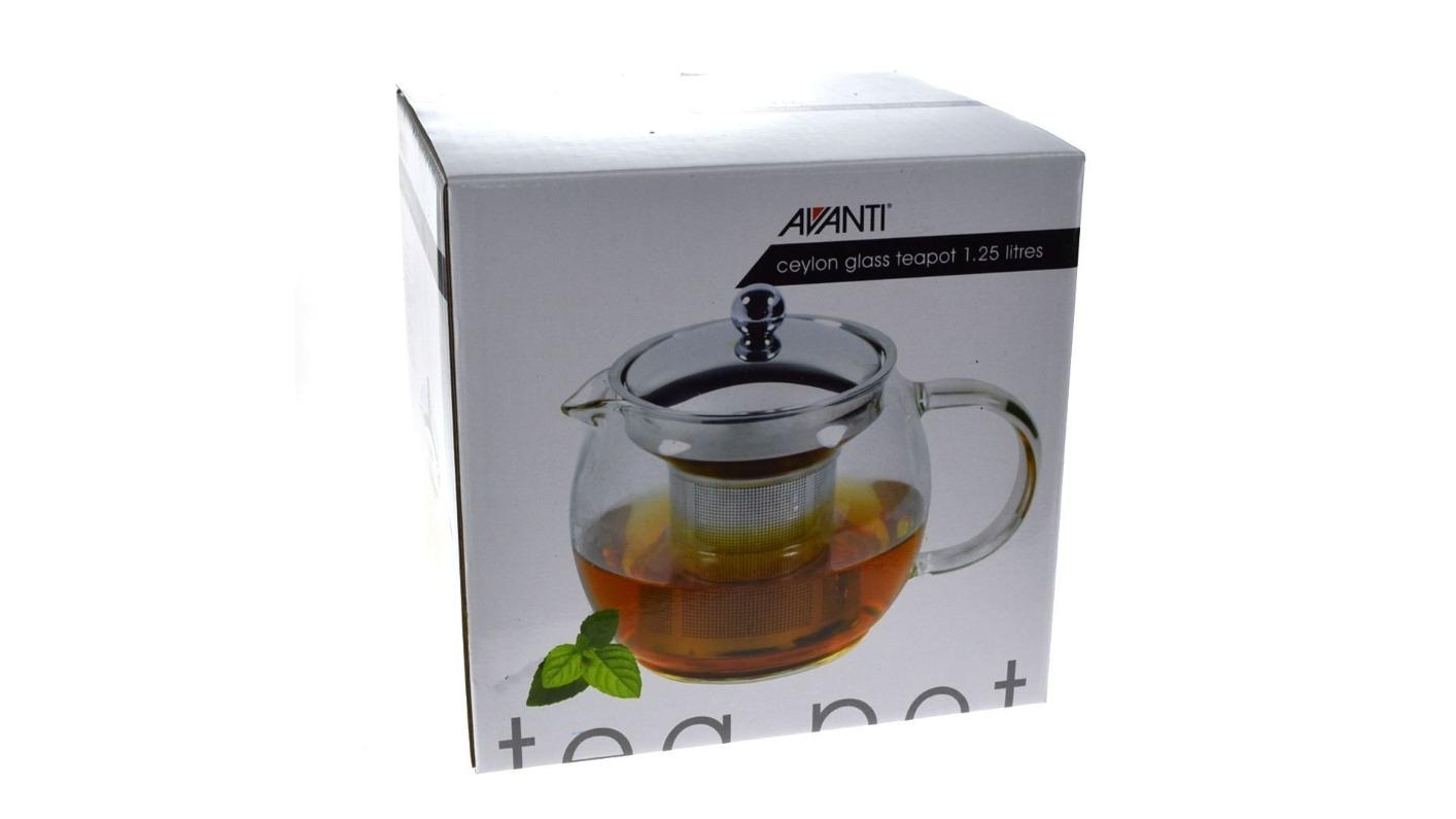 Avanti Ceylon Glass Teapot - 1.25L