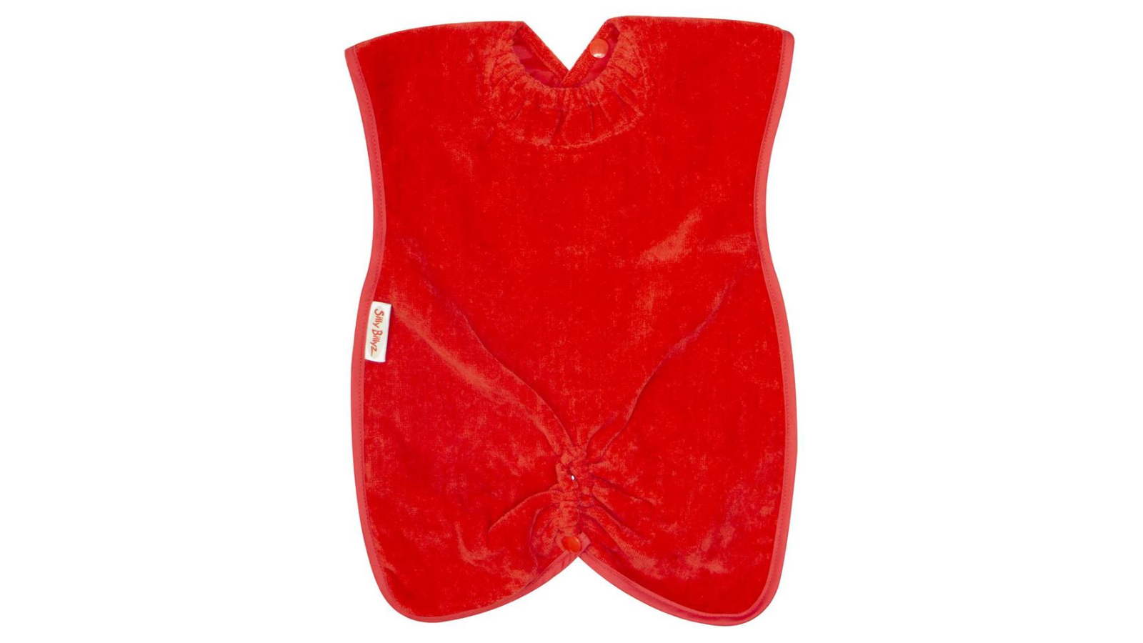 Cross Silly Billyz Towel Highchair Hugger Bib - Red