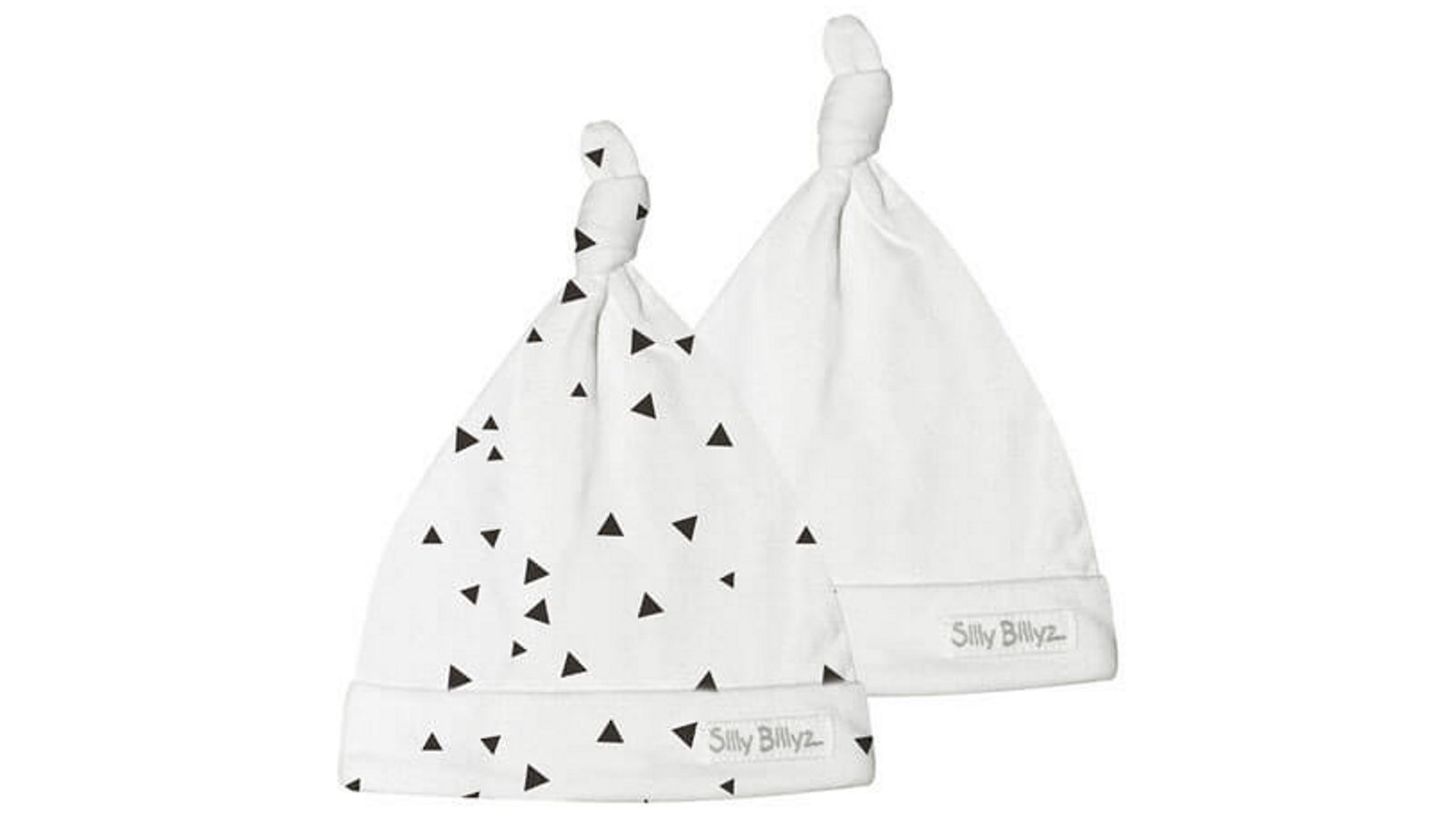 LatestBuy Silly Billyz Pack of 2 Gumnut Baby Hat - Triangles