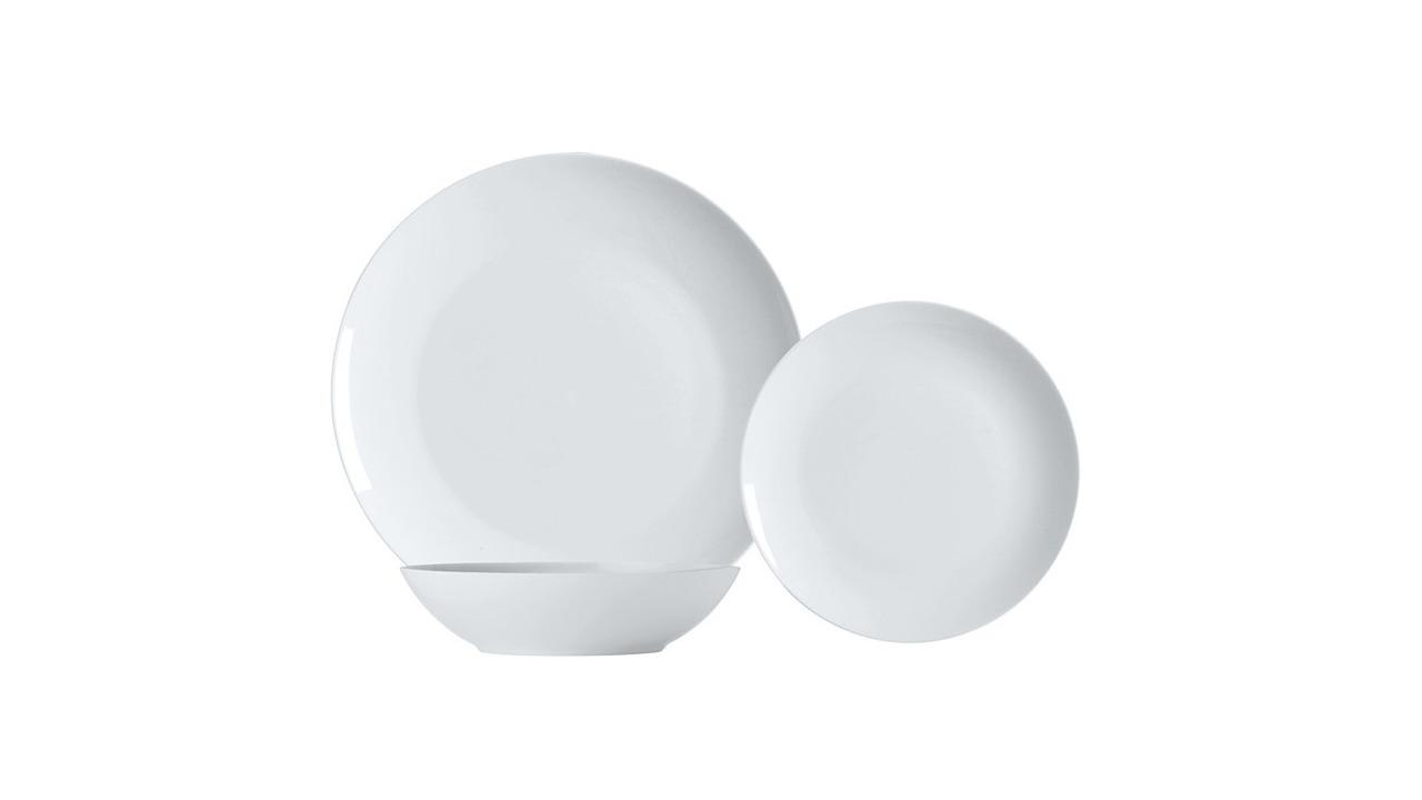 Maxwell and Williams 12 Piece Cashmere Resort Coupe Dinner Set