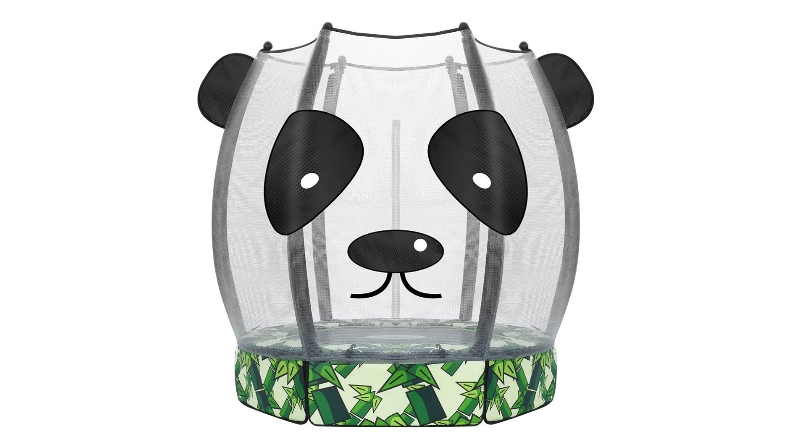 Genki 55-inch Panda Trampoline Enclosure Caps with Entry & Exit Zipper