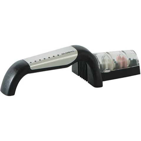 Global Stainless Steel 2-Stage Ceramic Water Sharpener