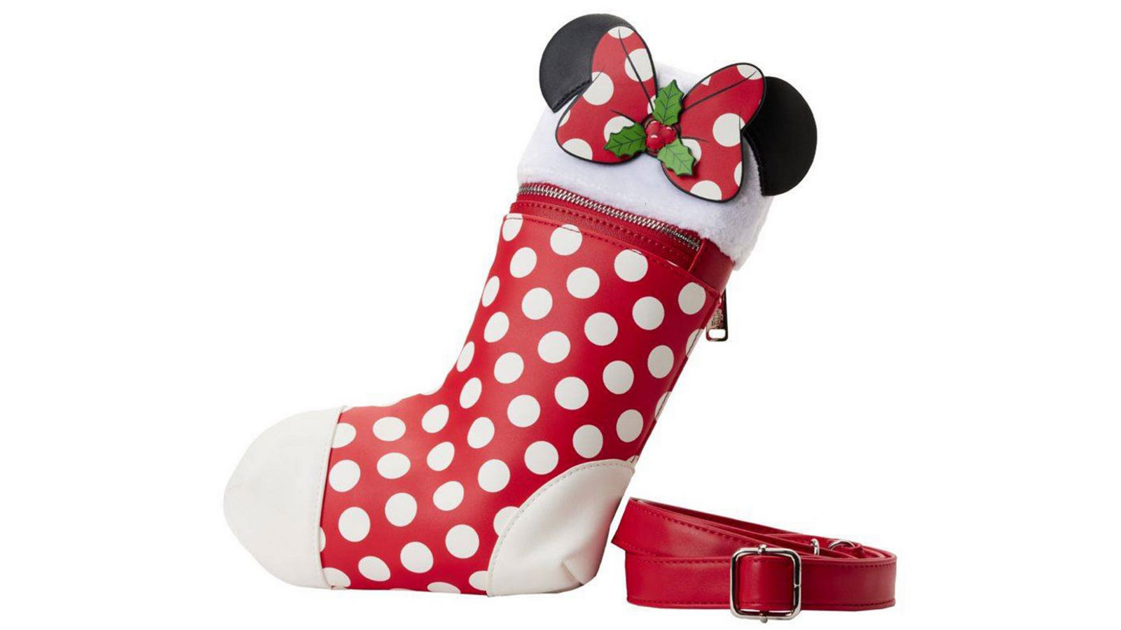 Disney Minnie Christmas Stocking Crossbody