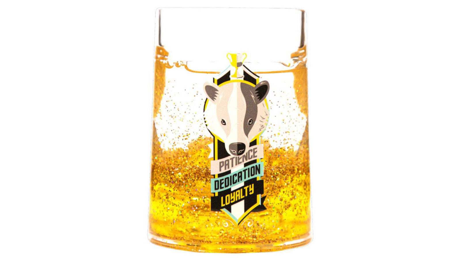 Harry Potter HufflePuff House Liquid Glitter Tumbler