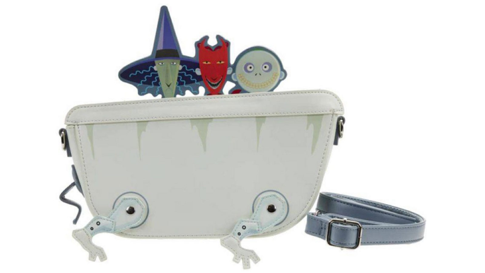 The Nightmare Before Christmas Lock Shock Barrel Bathtub Glow Crossbody Bag