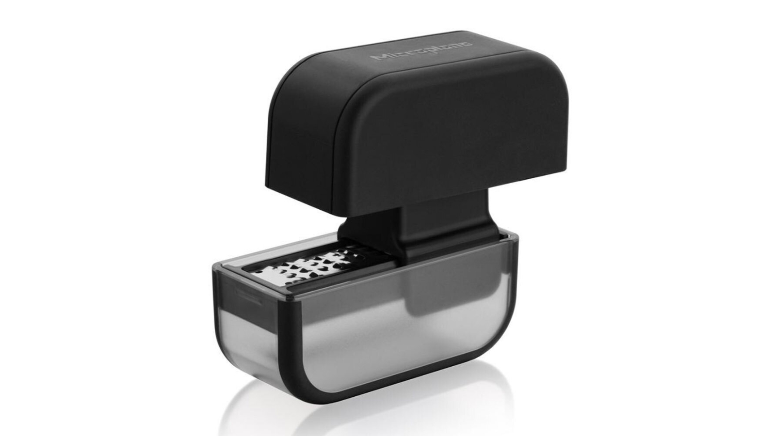 Microplane 9cm Manual Garlic Mincer - Black