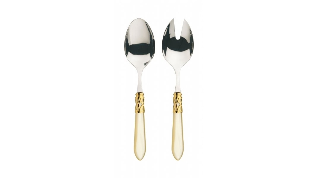 Bugatti Aladdin 2 Piece Salad Set - Ivory