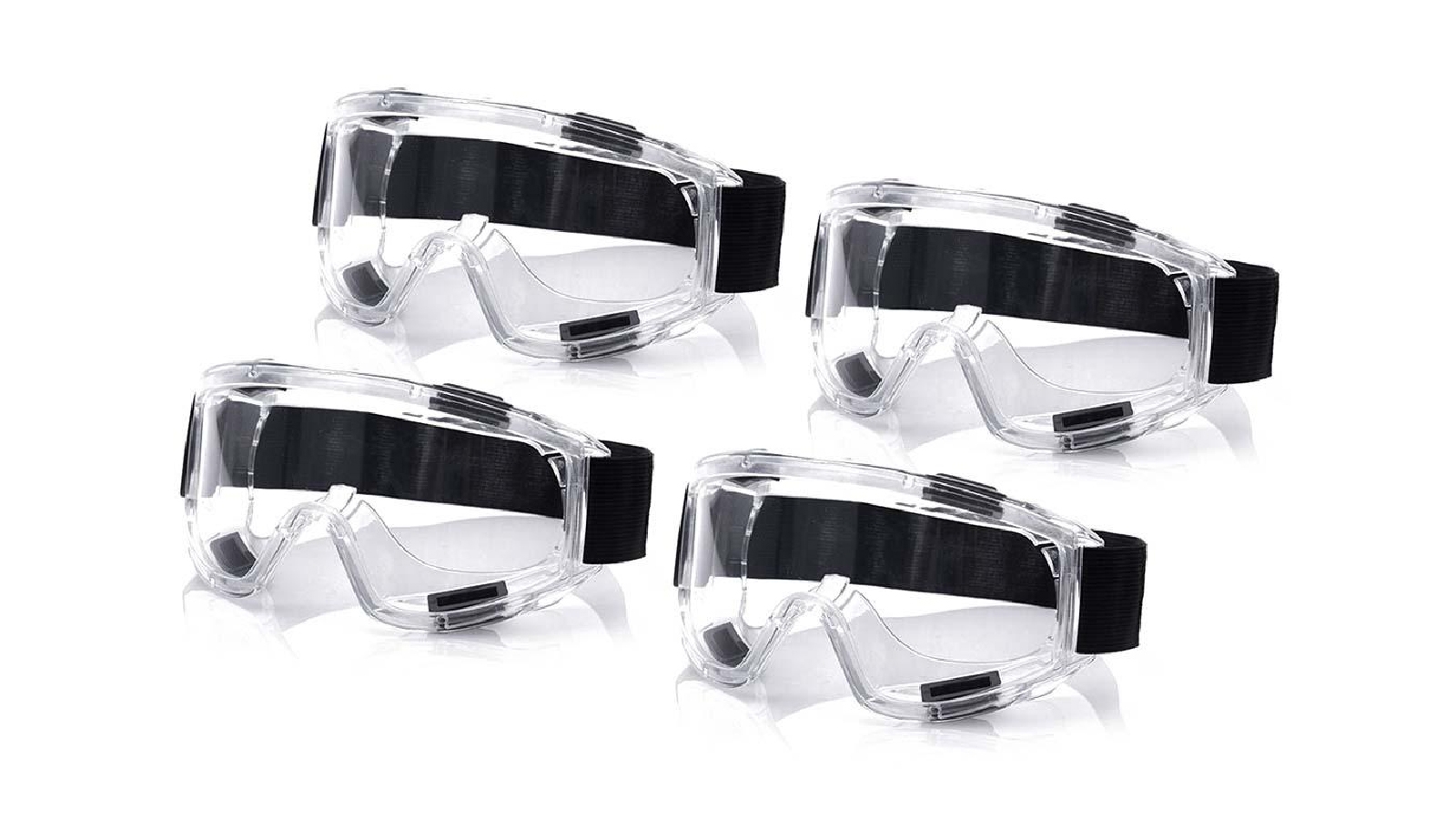 Puredi 4X Clear Protective Safety Eye Goggles