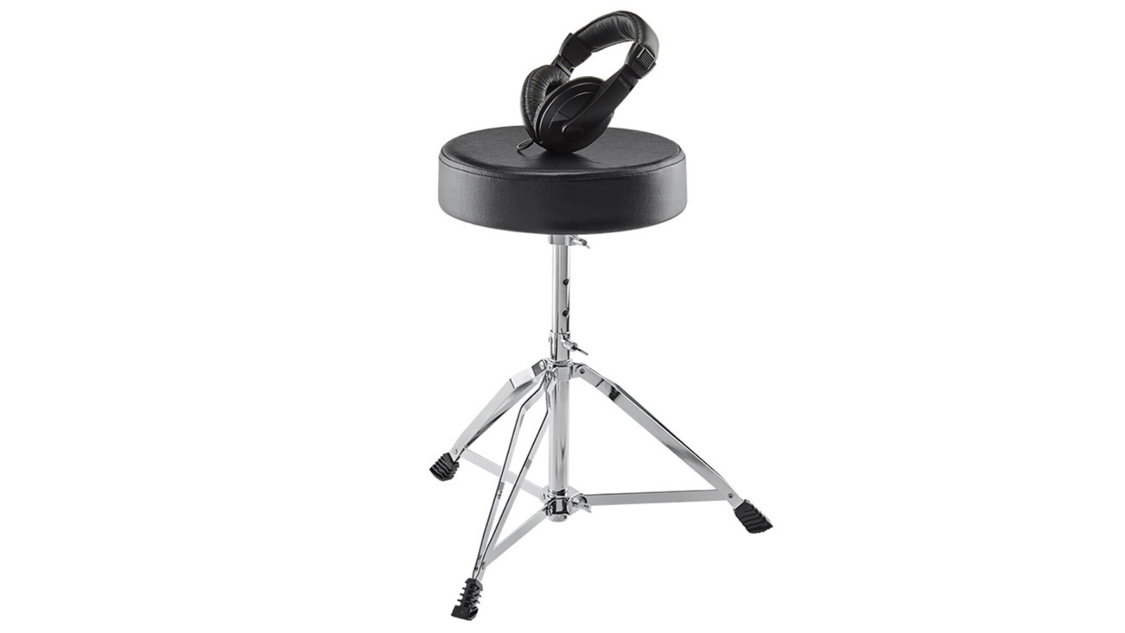Alesis Electronic Drum Round Chair and Over-Ear Headphone