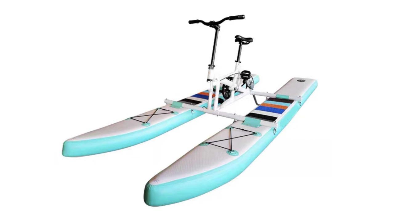 Jacksaqua Inflatable Water Bike for Aquatic Park - Green