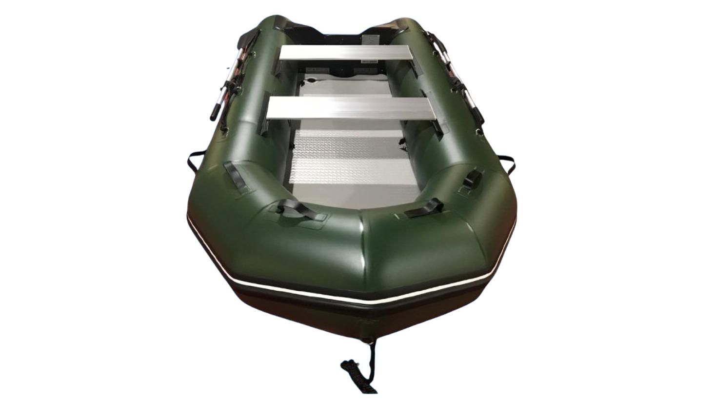 Jacksaqua 2-in-1 Green Inflatable Dinghy + 4 Stroke Outboard Motor Set - 360cm