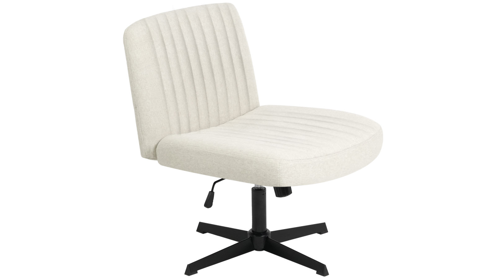 Advwin Armless Office Criss-Cross Swivel Vanity Chair Ergonomic