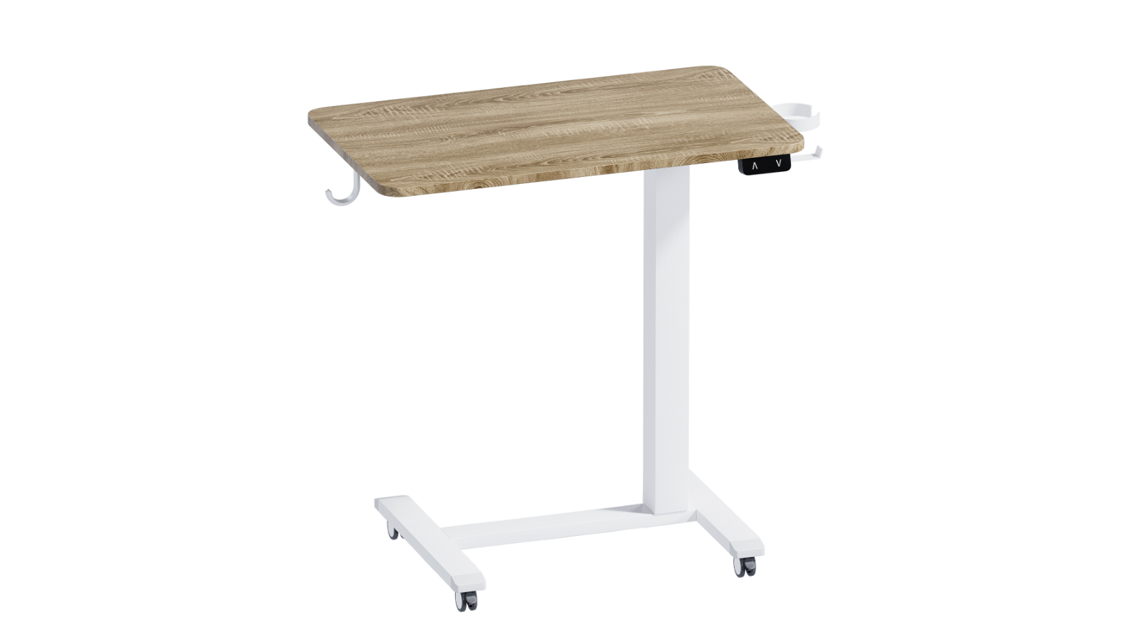 Advwin 68 x 40cm Portable Electric Standing Desk - Oak