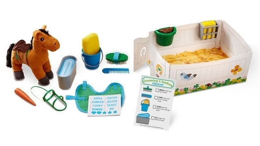 Melissa and doug feed and groom horse hotsell