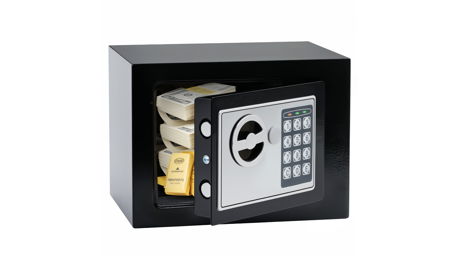 Advwin Digital Security Box, Safety Key with Keypad - Black