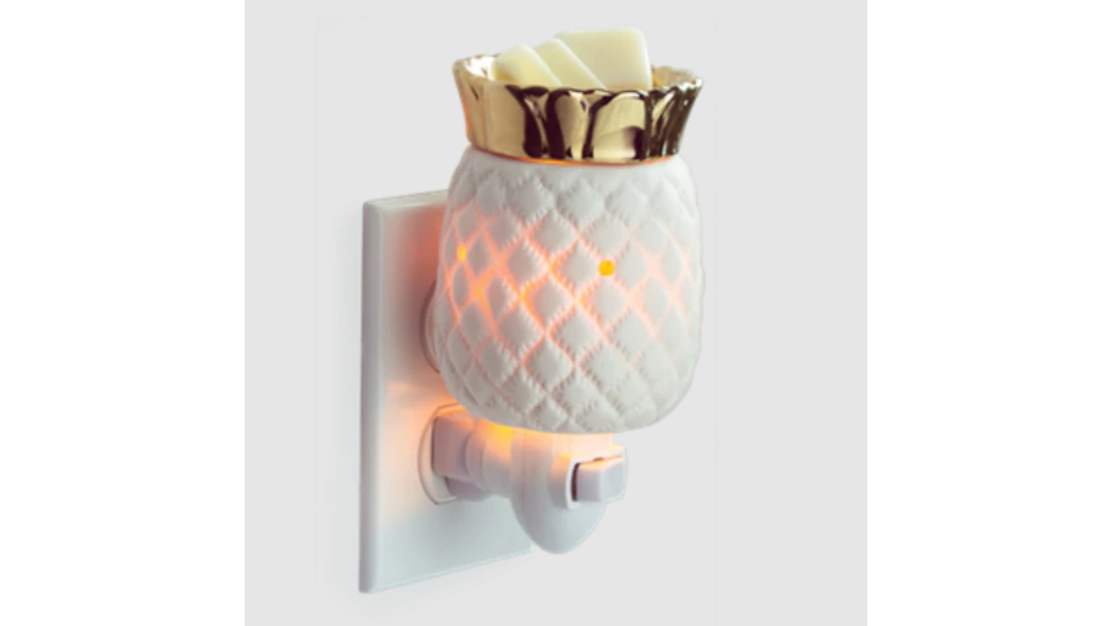 Candle Warmers Etc. Pineapple Pluggable Fragrance Warmer