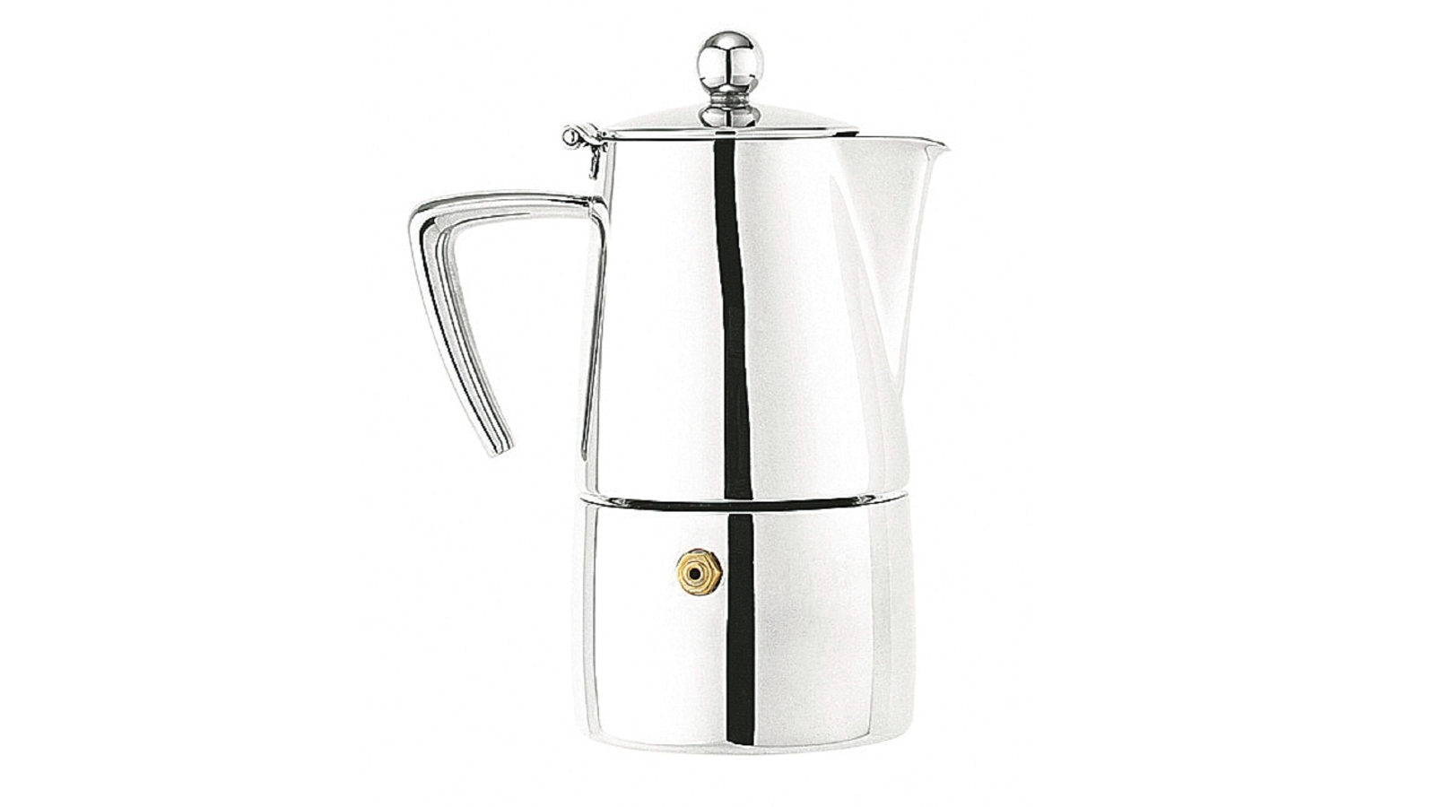 Avanti 10 Cup Stainless Steel Art Deco Espresso Coffee Maker - 500ml