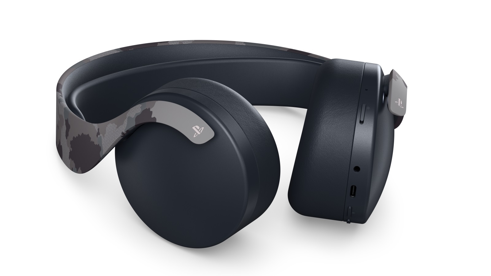 PlayStation PULSE 3D Wireless Headset Grey Camouflage Harvey Norman