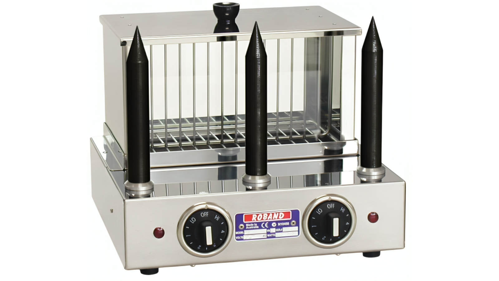 Roband Teflon Coated Hot Dog and Bun Warmer
