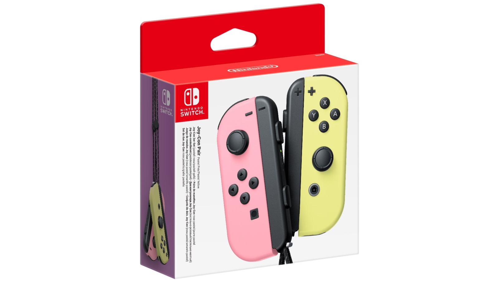 Nintendo Switch Joy-Con Controller Pair Pastel Pink/Pastel