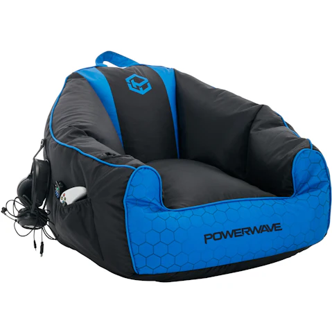 Powerwave Bean Bag Puff Chair - Blue
