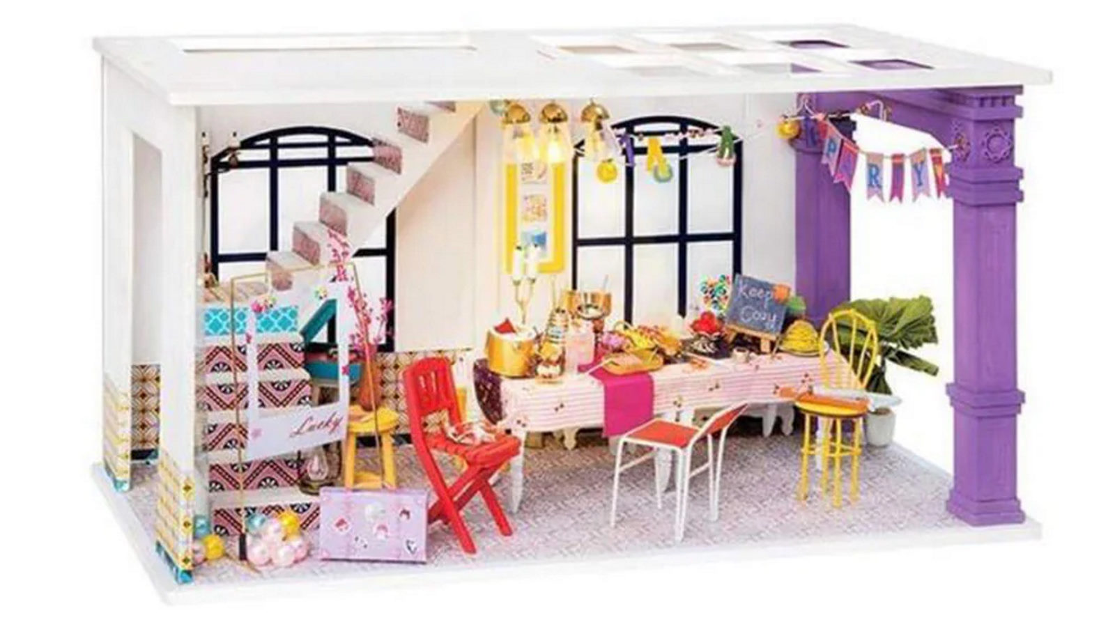 Robotime DIY Miniature Room Kit - Party Time