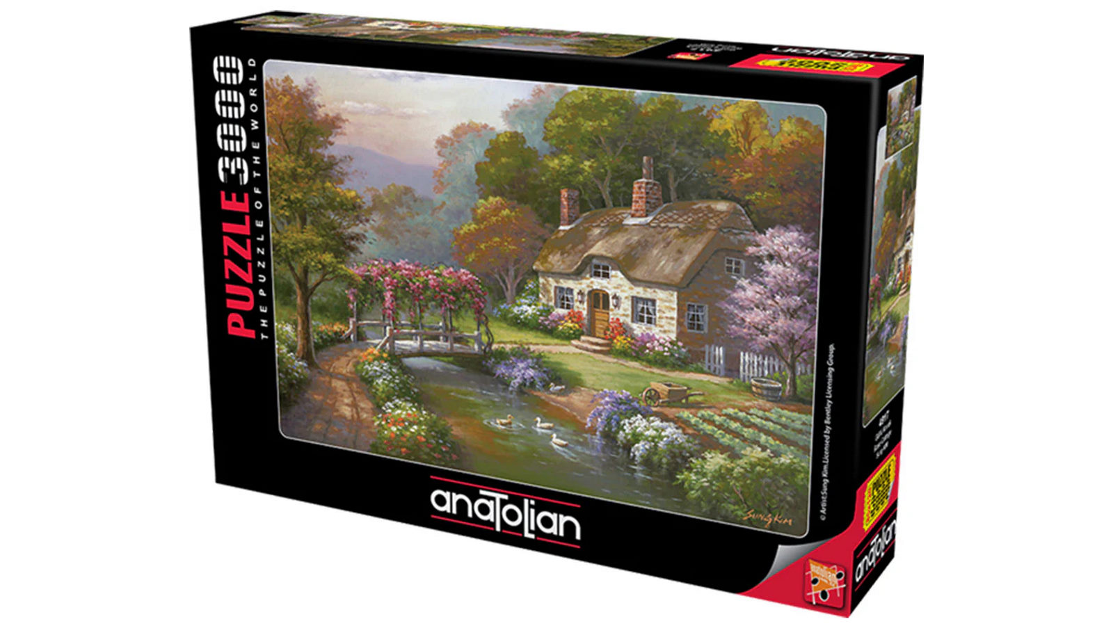 Anatolian 3000 Pieces The Puzzle of the World - Rose Cottage