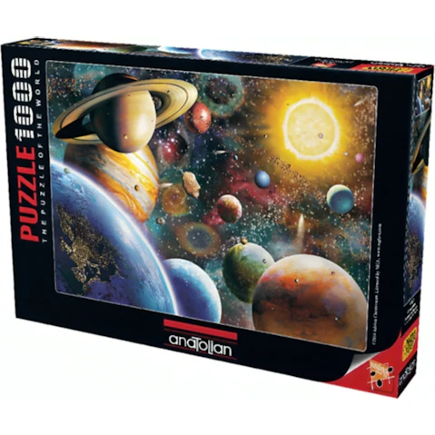 Anatolian 1000 Piece Planets in Space Jigsaw Puzzle
