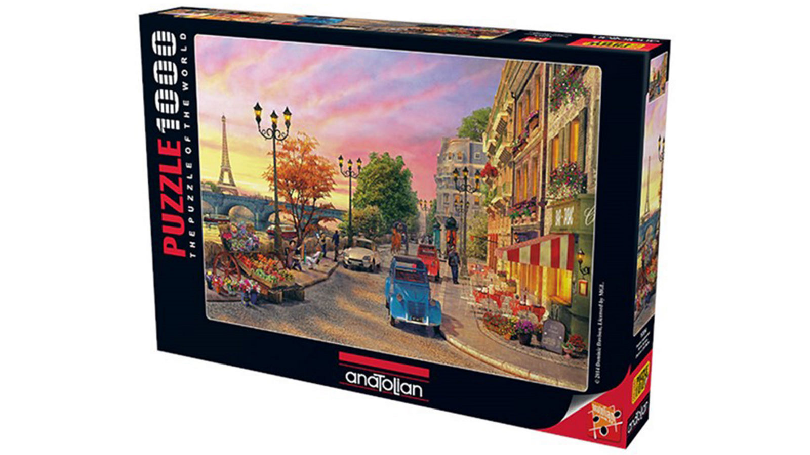 Anatolian 1000 Pieces Seine Sunset Jigsaw Puzzle