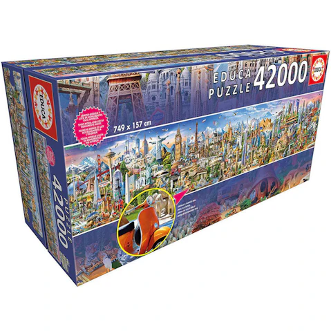 Educa 42000 Pieces Around the World Puzzle Collection