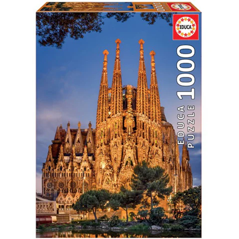 Educa Puzzle Collection Sagrada Familia 1000-Piece Puzzle