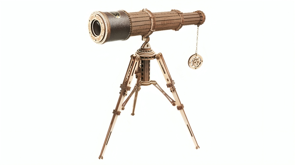 Robotime Monocular Telescope Model Wooden Kit
