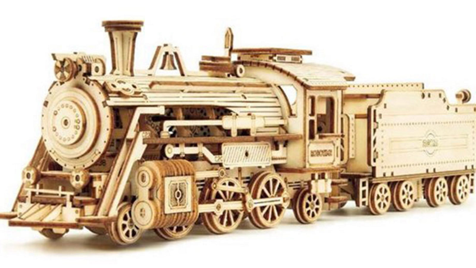 Robotime Express Train Wooden 3D Puzzle Kit 1:40 Scale