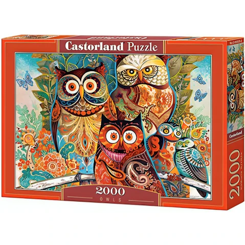 Castorland 2000 Piece Classic Puzzle - Owls