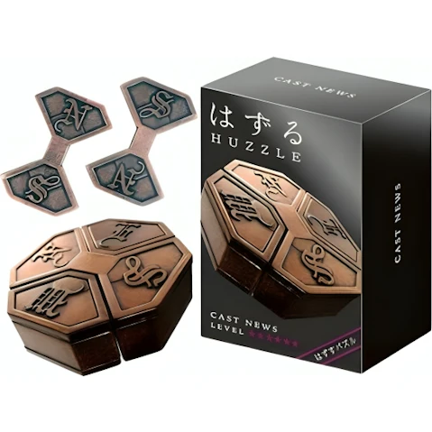Hanayama L6 Cast Huzzle Brain Teaser Puzzle - News